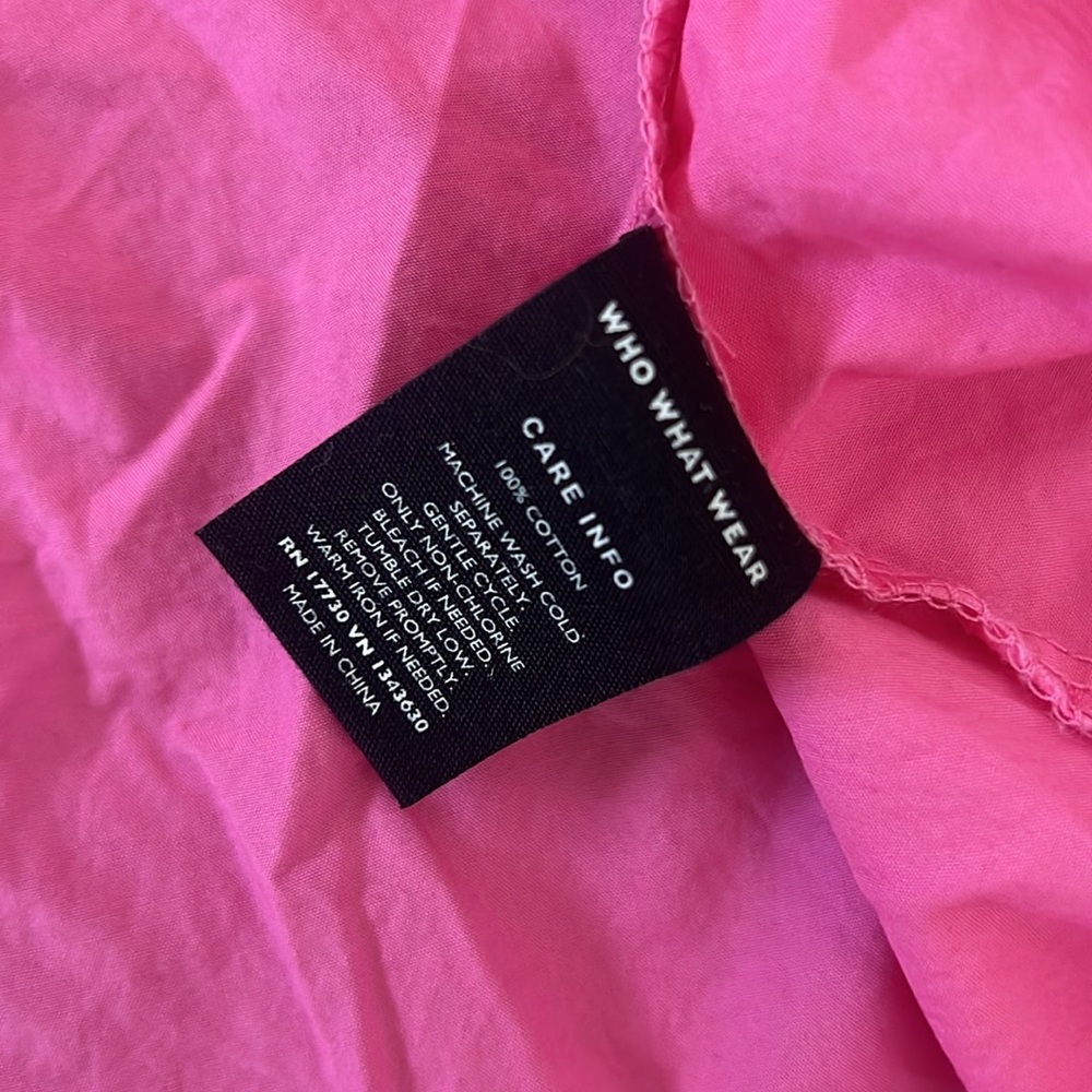 Who What Wear - Women's Pink V-Neck Tiered Maxi Dress - size XS - Picture 3 of 6